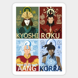 The 4 Last Avatars Sticker